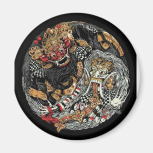 Culture Bali, Indonesien, Magnete für Foto Magnet