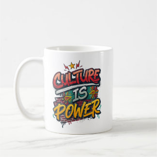 Culture Is Power Black History Month Black Kaffeetasse
