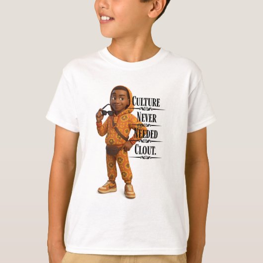 Culture Never Needed Clout,Pixarstyle 3D T-Shirt (Vorderseite)