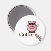 Culture Pig Offiziell Magnet (Vorderseite/Rückseite)