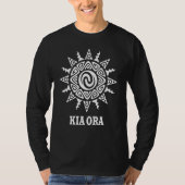 Culture Sun Symbol Haka Kia Ora Dance Neuseeland T-Shirt (Vorderseite)