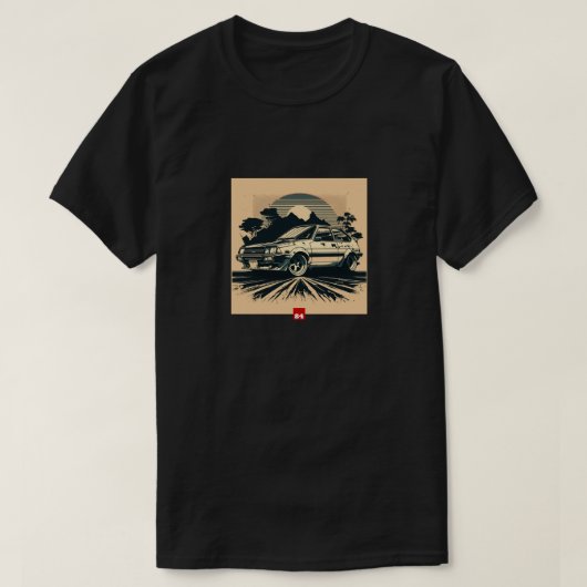 Culver City Hatchback Retro Fantasy T - Shirt (Design vorne)