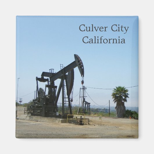 Culver City/Oil Rig Magnet! Magnet (Vorne)