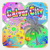 Culver City Quadro Seasons Sticker (Vorderseite)
