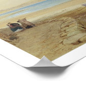 Culver Cliff, Isle of Wight (w/c, pen & ink, Körpe Poster (Ecke)