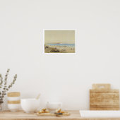 Culver Cliff, Isle of Wight (w/c, pen & ink, Körpe Poster (Küche)