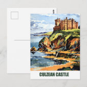 Culzean Castle, die Ayshire-Küste Schottlands Postkarte (Vorne/Hinten)