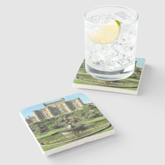 Culzean Castle - Kennedy Clan Steinuntersetzer (Seitenansicht)