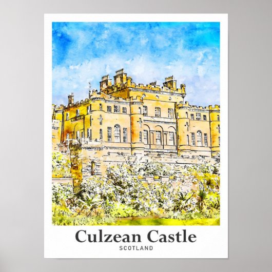 Culzean Castle Schottland Reisen Poster (Vorne)