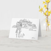 Culzean Castle Scotland Karte (Gelbe Blume)