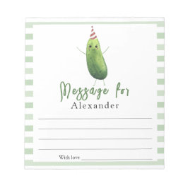 Cumber big dill Time Capsul Message Notizblock