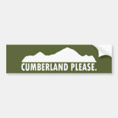 Cumberland Bitte Autoaufkleber (Vorne)