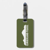 Cumberland Bitte Gepäckanhänger (Rückseite vertikal)