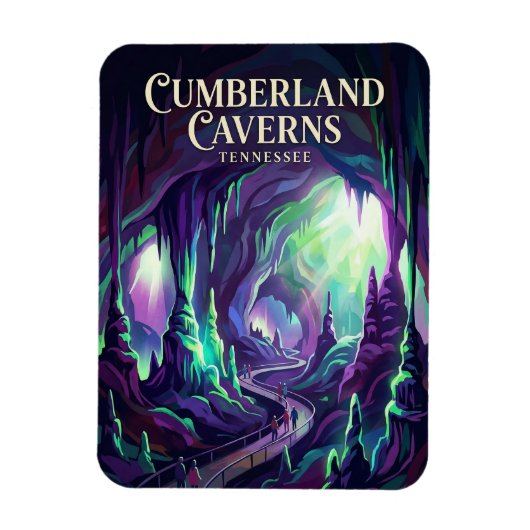 Cumberland Caverns Tennessee Magnet (Vertikal)