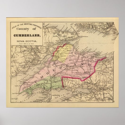 Cumberland Co., NS Poster (Vorne)