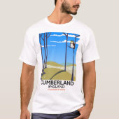 Cumberland, England Vintages Reiseplakat. T-Shirt (Vorderseite)