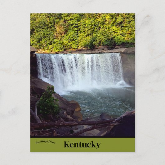 Cumberland Falls Kentucky USA Postkarte (Vorderseite)