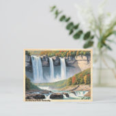 Cumberland Falls Kentucky Vintage Travel Postkarte (Stehend Vorderseite)