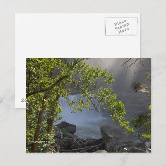 Cumberland Falls Postkarte (Vorne/Hinten)