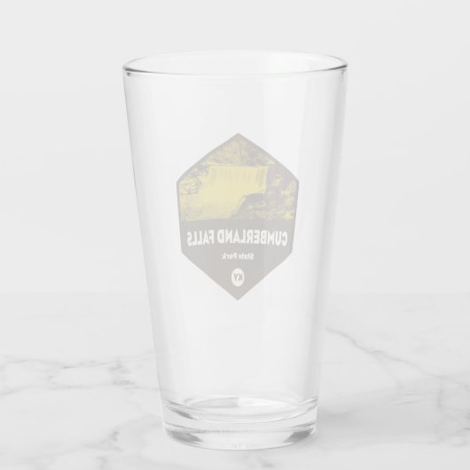 Cumberland Falls Staat Park Kentucky Glas (Rückseite)