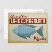 Cumberland Fisch Vintage Postkarte (Vorne/Hinten)
