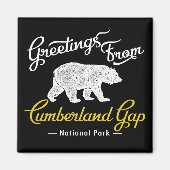 Cumberland Gap National Park Bear Magnet (Vorne)