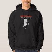 Cumberland Hill Rhode Island USA State America Tra Hoodie (Vorderseite)