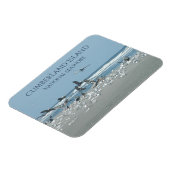 Cumberland Island Beach, Flocking Birnen, Ozean Magnet (Linke Seite)