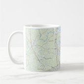 Cumberland Island Georgia Coast Map Tasse (Links)