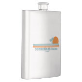 Cumberland Island Georgia Sun Palm Trees Flachmann (Rechts)