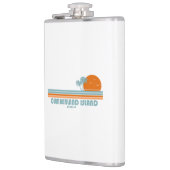 Cumberland Island Georgia Sun Palm Trees Flachmann (Links)