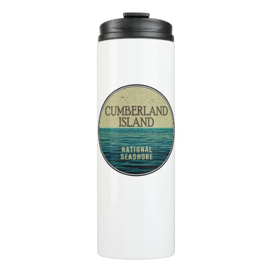 Cumberland Island National Seashore Ocean Birds Thermosbecher (Vorderseite)