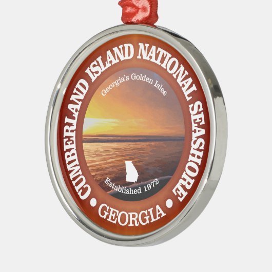 Cumberland Island National Seashore Ornament Aus Metall (Links)
