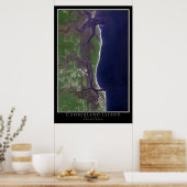 Cumberland Island National Seashore Satellite Kart Poster (Küche)