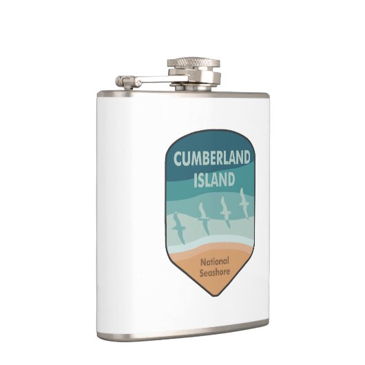 Cumberland Island National Seashore Seagulas Flachmann (Rechts)