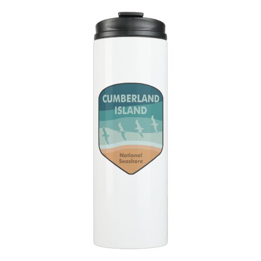 Cumberland Island National Seashore Seagulas Thermosbecher (Vorderseite)