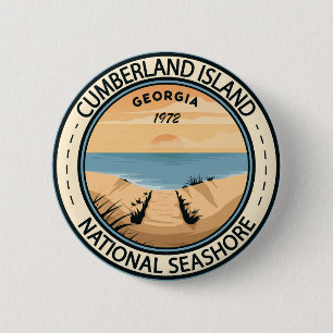 Cumberland Island National Seashway Georgia Abzeic Button
