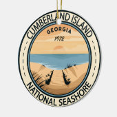 Cumberland Island National Seashway Georgia Abzeic Keramik Ornament (Links)