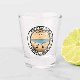 Cumberland Island National Seashway Georgia Abzeic Schnapsglas