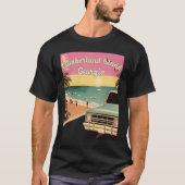 Cumberland Island Retro Beach Vacation Graphics Ge T-Shirt (Vorderseite)