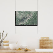 Cumberland-Kentucky-See, Kentucky-Satellitenposte Poster (Küche)