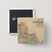 Cumberland Landkreis, Maine Button (Vorne & Hinten)