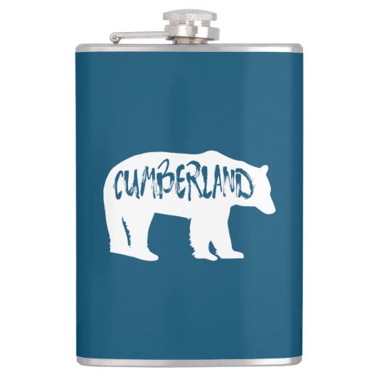 Cumberland Maryland Bear Flachmann (Vorderseite)