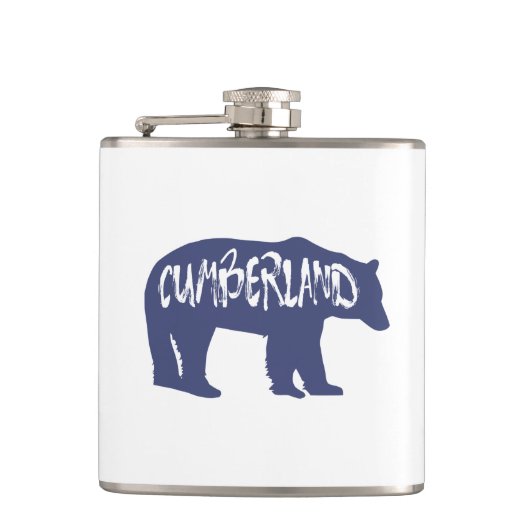 Cumberland Maryland Bear Flachmann (Vorderseite)