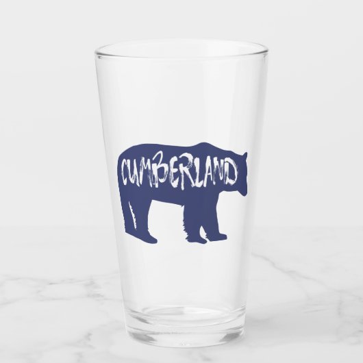 Cumberland Maryland Bear Glas (Vorderseite)