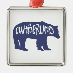 Cumberland Maryland Bear Ornament Aus Metall