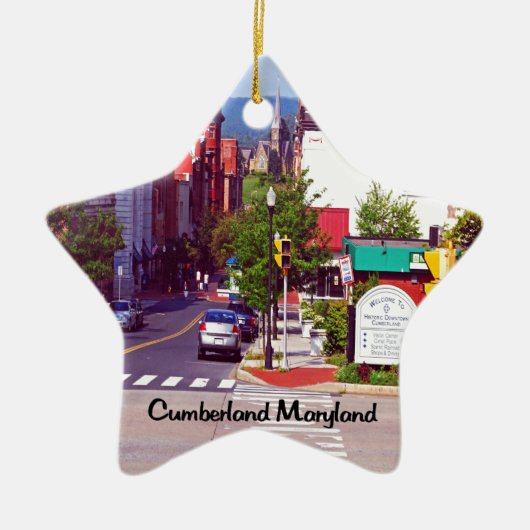 Cumberland Maryland Keramikornament (Vorne)