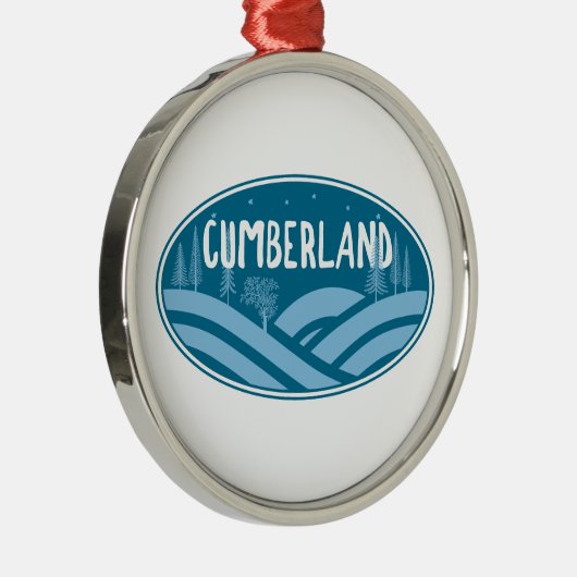 Cumberland Maryland Outdoors Ornament Aus Metall (Rechts)