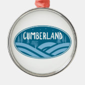 Cumberland Maryland Outdoors Ornament Aus Metall (Vorne)
