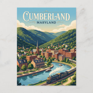 Cumberland, Maryland Postkarte